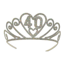 Glittered Metal 40 Tiara