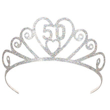 Glittered Metal 50 Tiara