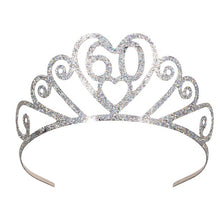 Glittered Metal 60 Tiara