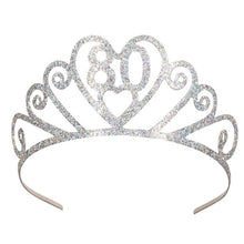 Glittered Metal 80 Tiara