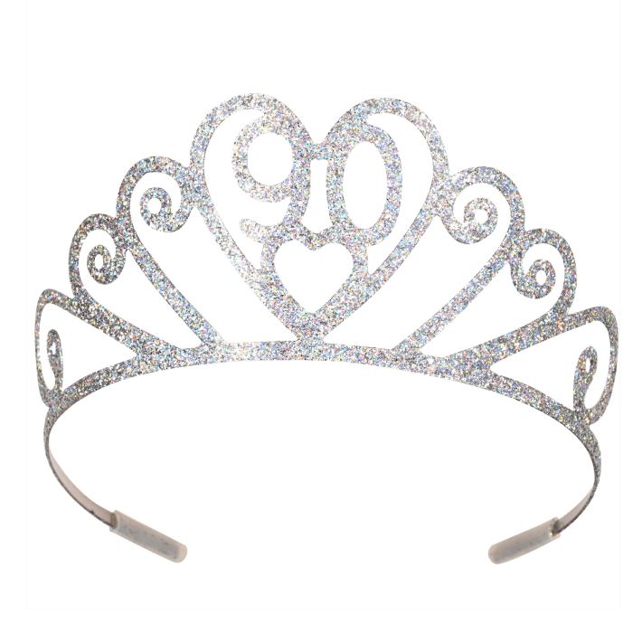 Glittered Metal 90 Tiara