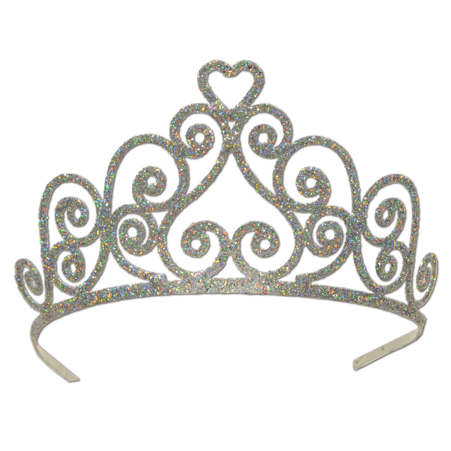 Glittered Metal Tiara