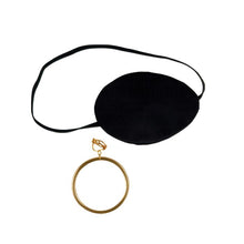 Pirate Eye Patch w/Plastic Earring