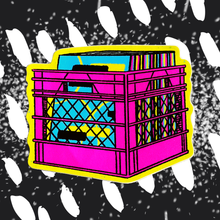 Record Crate Sticker