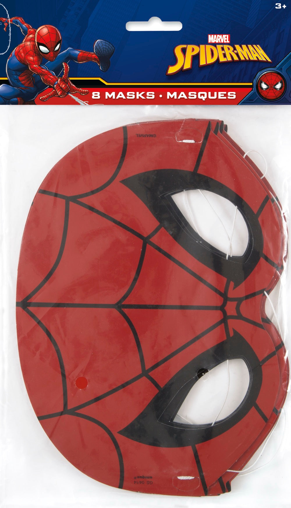 Spider-Man Party Masks 8ct
