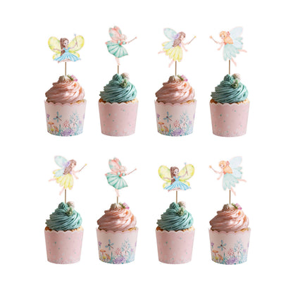 Fairy Garden Cupcake Kit – Baking Cups & Toppers