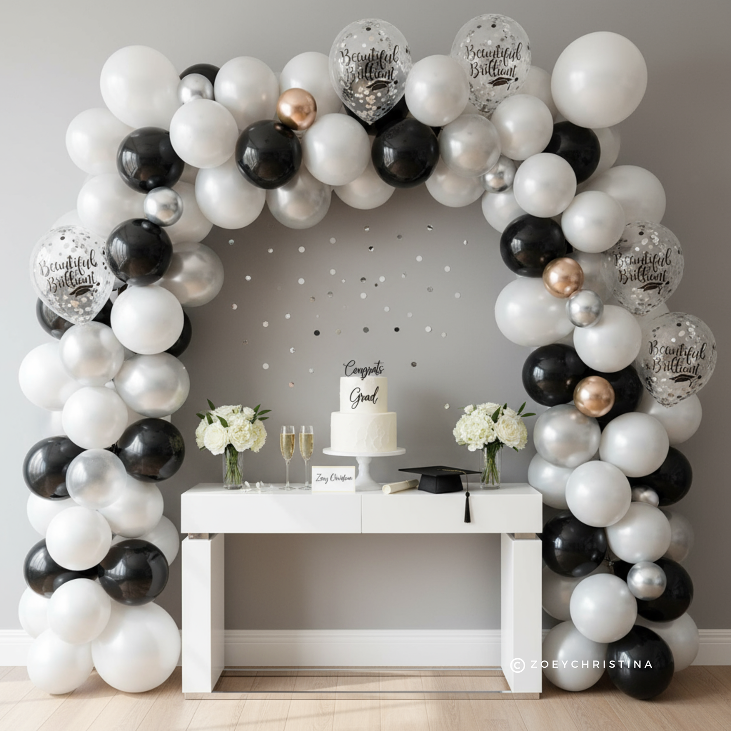 Graduation Confetti Balloon - Beautiful and Brilliant