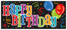 Bold Birthday Wall Banner 60 x 27