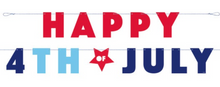 Happy 4th of July Letter Banner 8.5ft