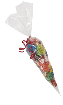 Clear Large Cone Cellophane Bags 25ct