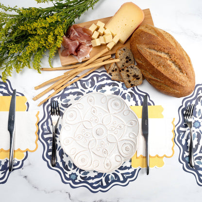 Mediterranean Tile Design Paper Placemats 12ct