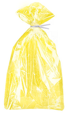 Yellow Cellophane Bags 30ct