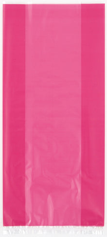 Hot Pink Cellophane Bags 30ct
