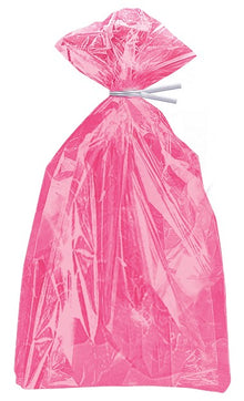 Hot Pink Cellophane Bags 30ct
