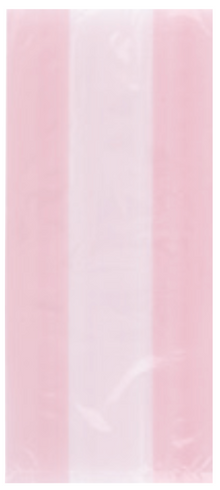 Pastel Pink Cellophane Bags 30ct