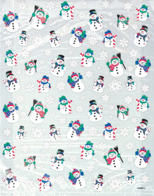Snowman Large Cellophane Bags 4ct 16" x 20"