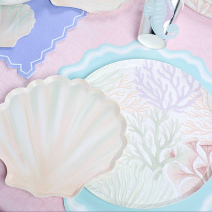 Shell Dessert Plates 8ct