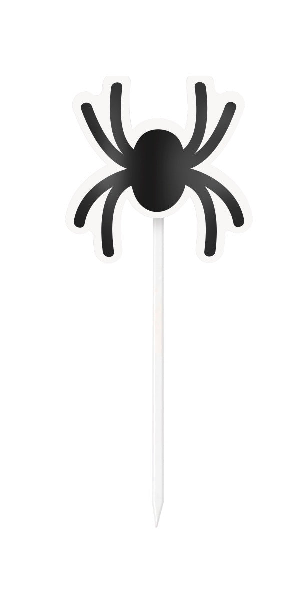 Black Spider Web Cupcake Kit 24ct