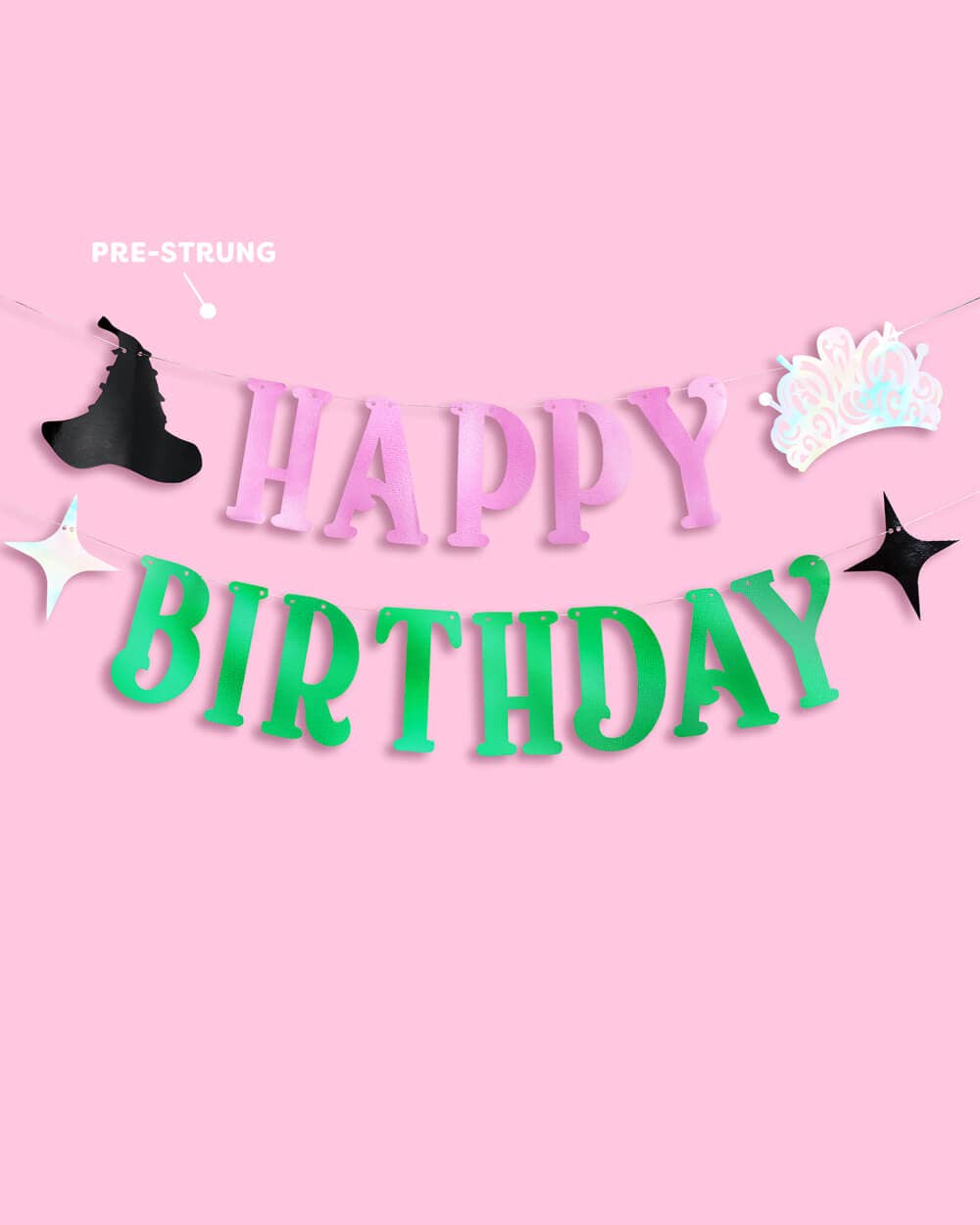 Happy Birthday Witch Banner