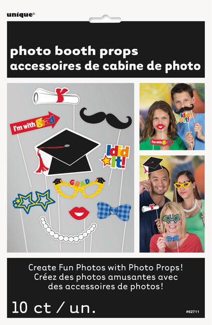 Graduation Photo Booth Props 10ct