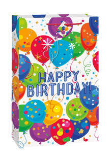 Bright Balloons & Dots Happy Birthday Extra Jumbo Gift Bag