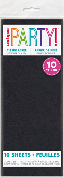 Black Tissue Sheets 10ct