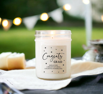Congrats Grad Soy Candle / Graduation Gift