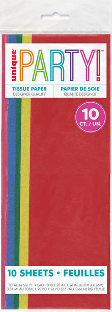 Assorted Tissue Sheets 10ct