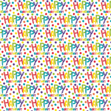 Colorful Birthday Gift Wrap 30x 5ft
