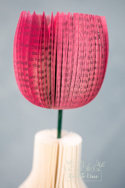 Valentine Flower with Vase-Gift for Mom
