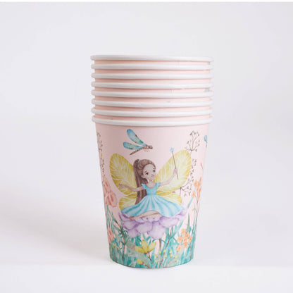 Fairy Garden Paper Cups – 9 oz Disposable