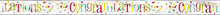 Colorful Congratulations Foil Banner 12ft