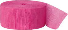 Hot Pink Crepe Streamer 81ft
