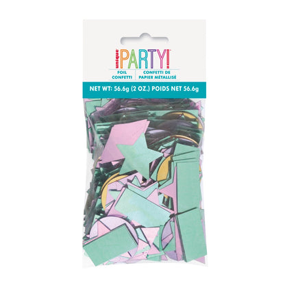 Geometric Shape Pastel Foil Confetti 2oz