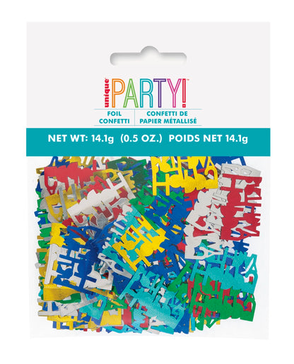 Happy Birthday Foil Confetti .5oz