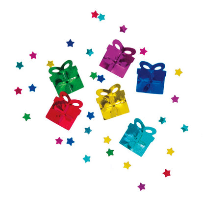 Colorful Party Shapes Birthday Foil Confetti