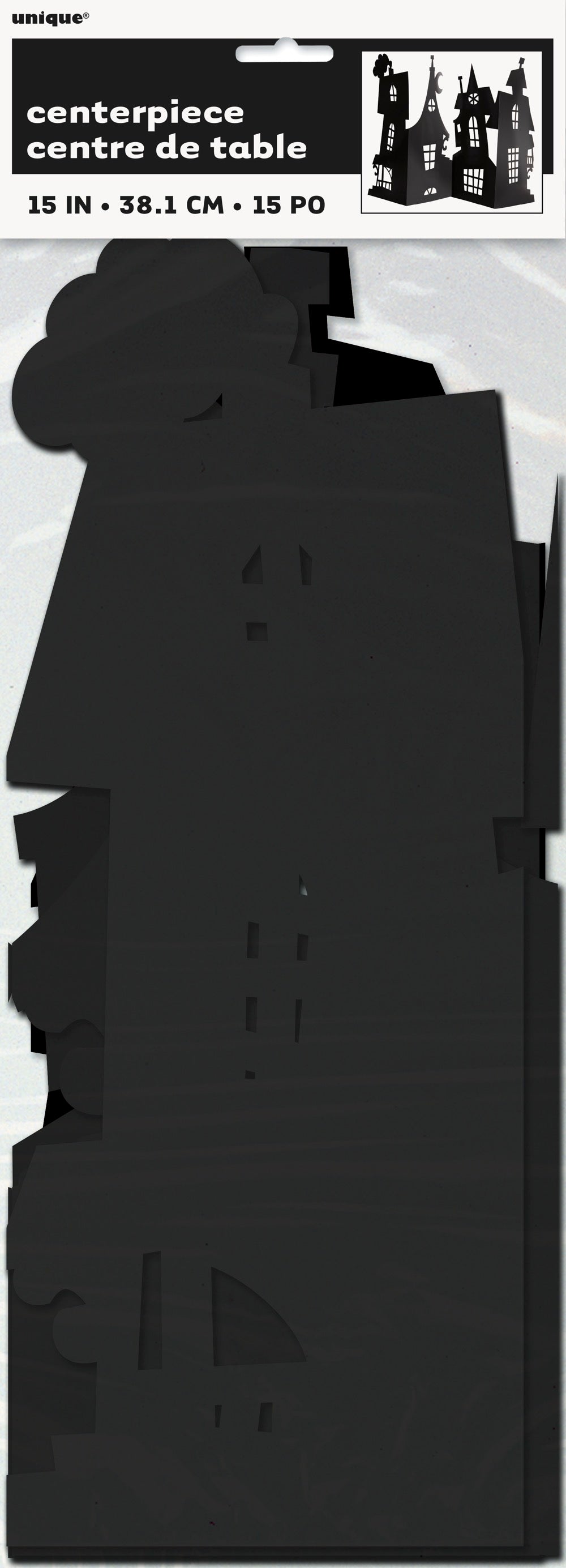 Haunted House Paper Centerpiece Decoration