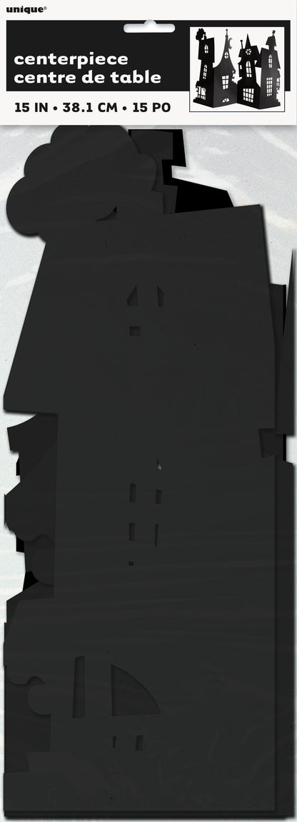 Haunted House Paper Centerpiece Decoration