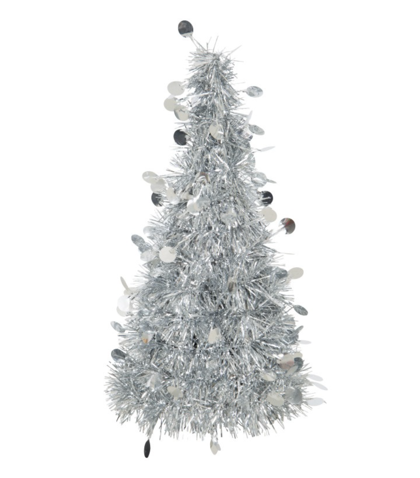 Tinsel Tree Centerpiece 10.25in