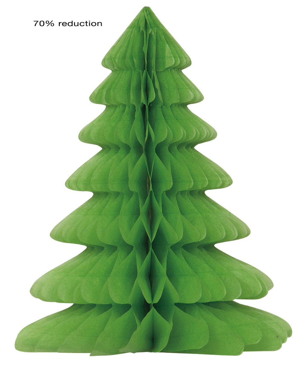 Christmas Tree Honeycomb 12in Centerpiece