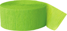 Lime Green Crepe Streamer 81ft