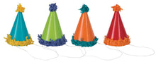 Pom Pom Mini Party Hats 8ct