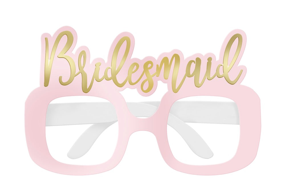 Foil Bachelorette Party Novelty Glasses 4ct