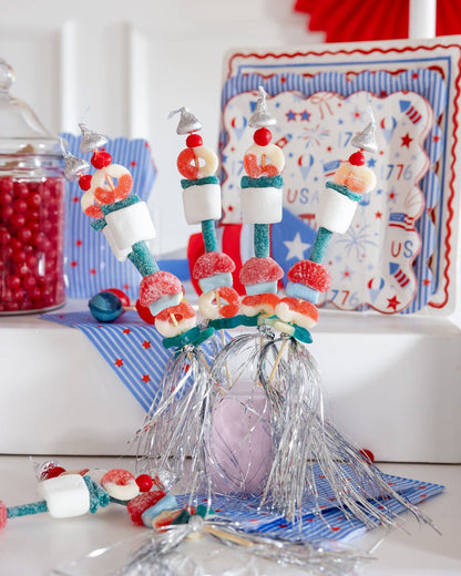 Stripes and Stars Paper Guest Napkins 24ct