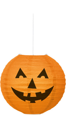 Pumpkin 10in Round Lantern