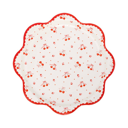 Tossed Cherry Plates 8ct