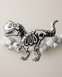 Skeleton Dinosaur Foil Balloon – Dino Party Balloon
