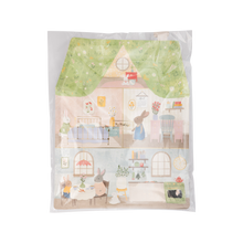 Bunny Cottage Shaped Paper Plates 8ct
