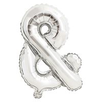 14in Silver Letter & Shaped Foil Balloon