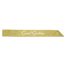 Sweet Sixteen Glittered Sash